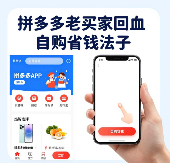 拼多多老买家想回血,能自购省钱的法子有吗 拼多多老买家想回血,能自购省钱的法子有吗