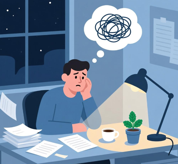 晚上工作脑子混乱如何才能清醒？