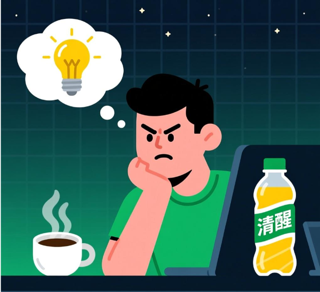 白天工作脑子清醒，晚上工作脑子很混沌怎么解决？