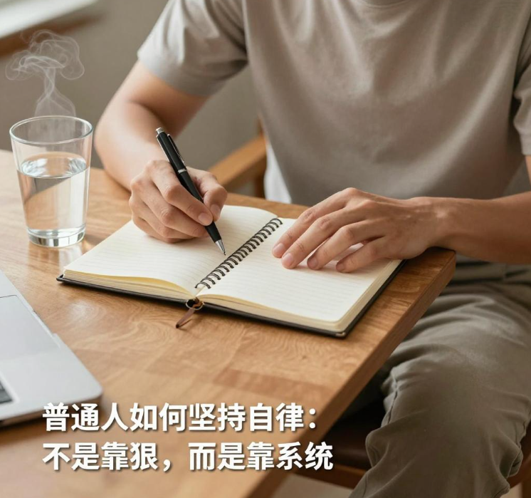 普通人如何坚持自律：不是靠狠，而是靠系统